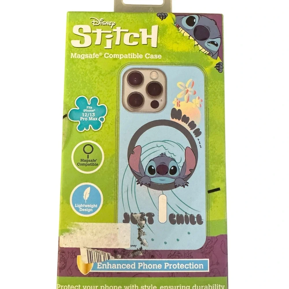 Disney Stitch MagSafe iPhone Case - Light Blue‎
